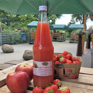 Apfel-Erdbeer-Saft