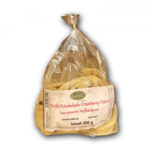 Weiße Schokolade-Cranberry-Taler