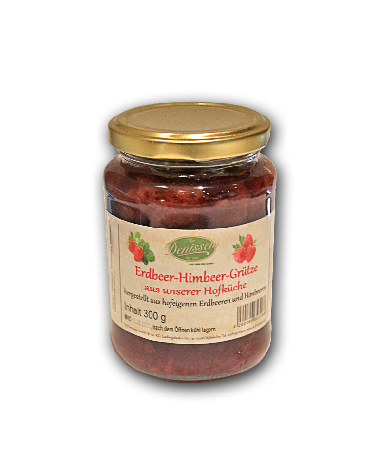 Erdbeer-Himbeer-Grütze