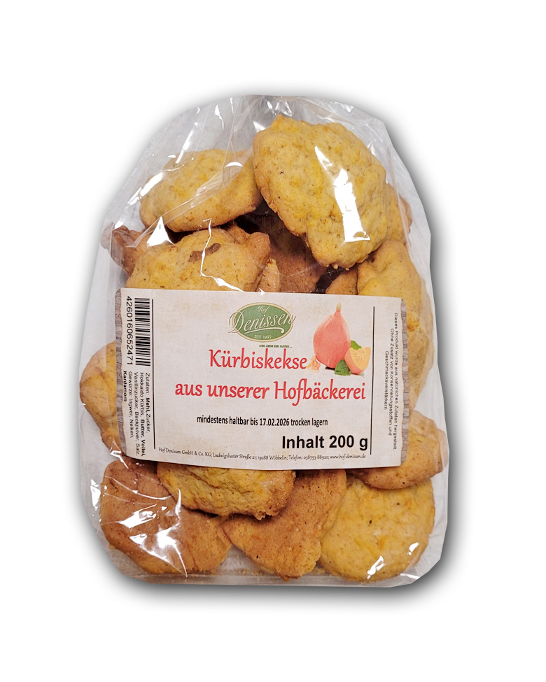 Kürbiskekse aus unserer Hofbäckerei