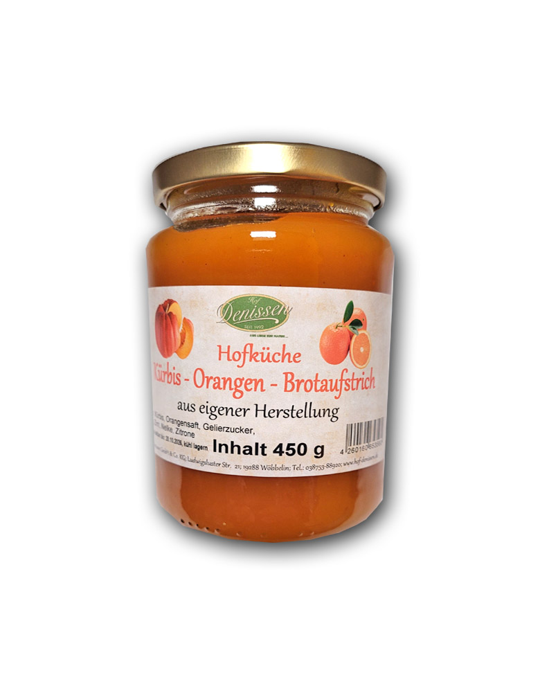 Kürbis- Orange- Brotaufstrich