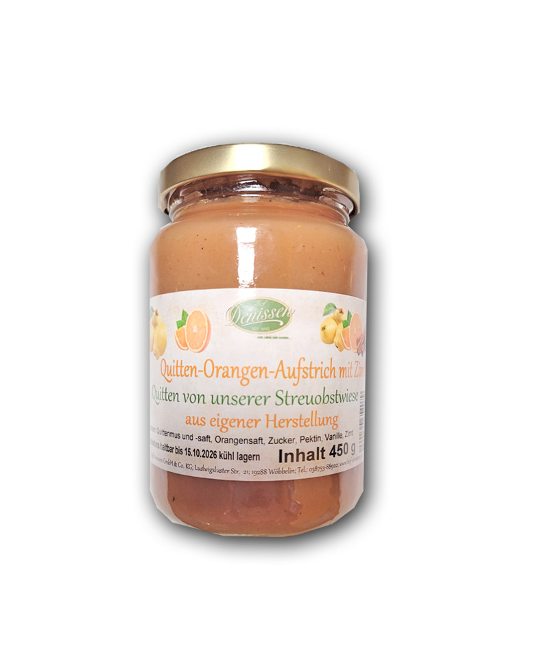 Quitten-Orangen- Zimt Brotaufstrich